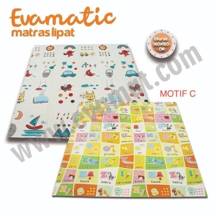Evamatic Matras LipatMatras AnakXPE Folding MatPremium Playmat