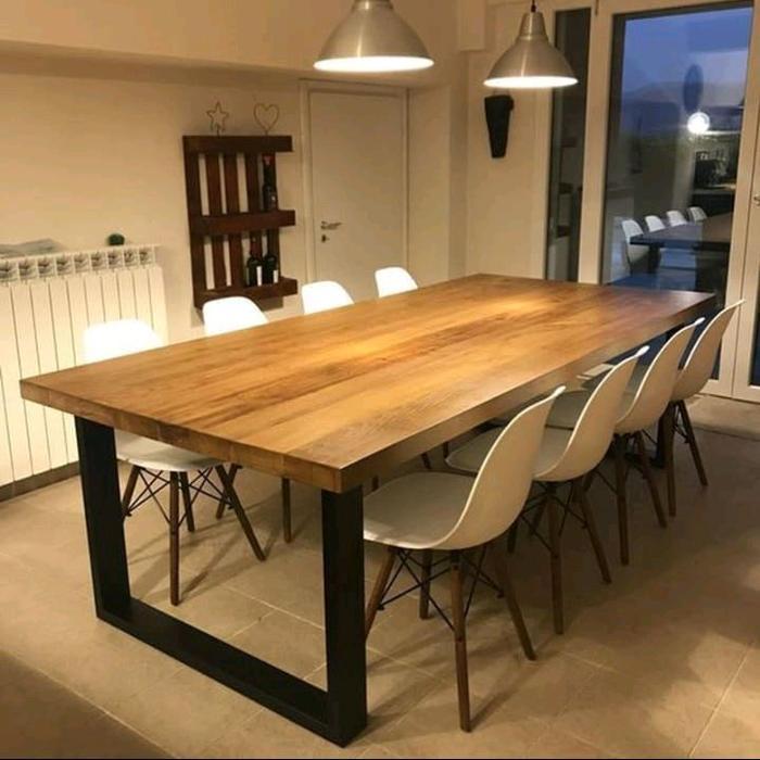 KAYU KITA Meja Kantor Meja Kerja Meja Restoran Meja Makan Meja Kafe Meja Rapat Uk 180x80x75