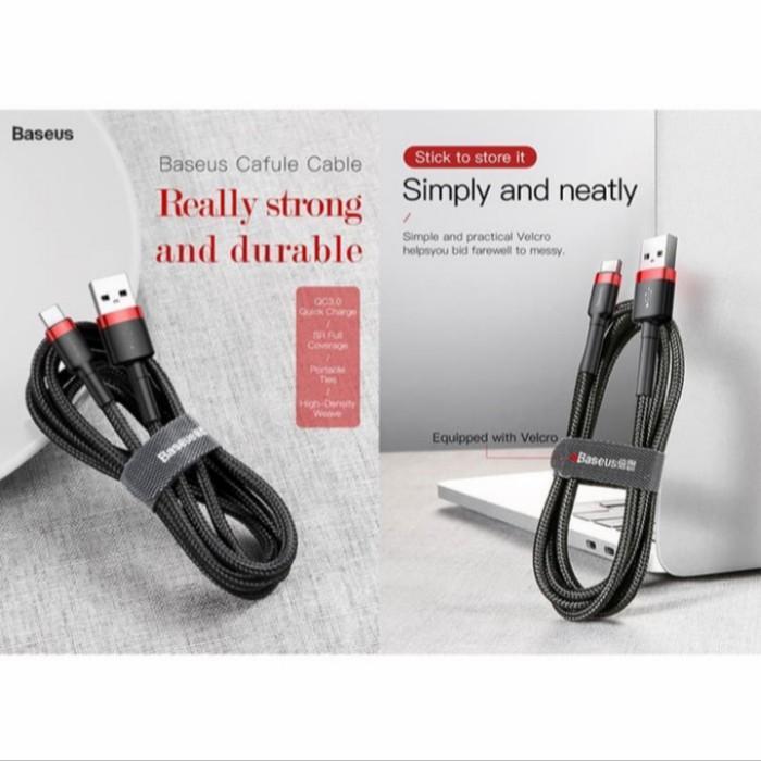 Thebest- KABEL DATA USB TO TYPE-C BASEUS CAFULE CABLE FOR TYPE-C 2A 2M