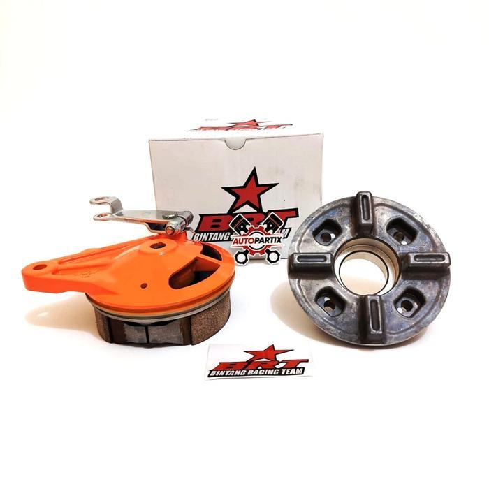 Flange Panel Tutup Kampas Tromol & Nap Gear Velg Chemco Brt Jupiter Z F1Zr Vega Supra Fit