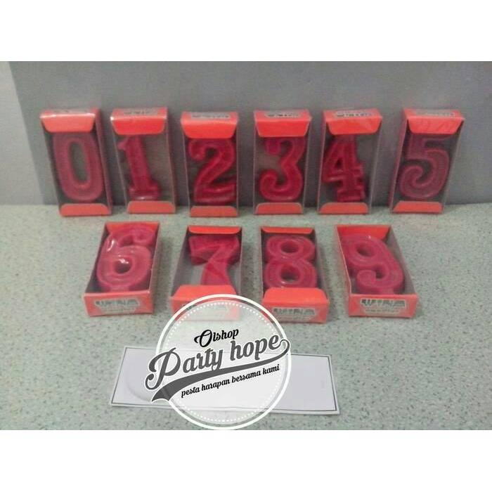 Souvenir Ultah / Lilin Angka / Lilin Ultah / Lilin Angka Wina