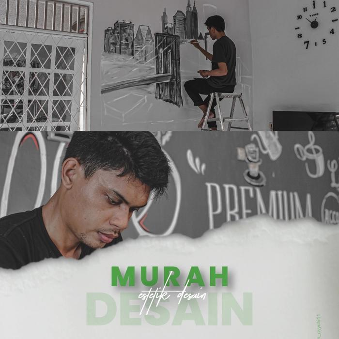 jasa lukis mural Murah Desain mural estetik fleksibel