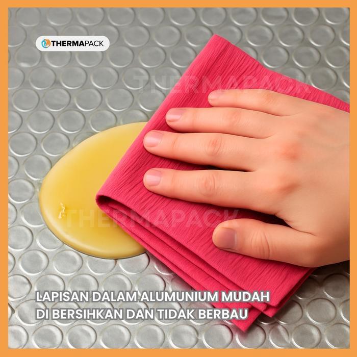 Thermapack Premium Delivery Bag - Cooler Bag Untuk Tas Kurir Motor, Tas Ojol Grabfood Gofood