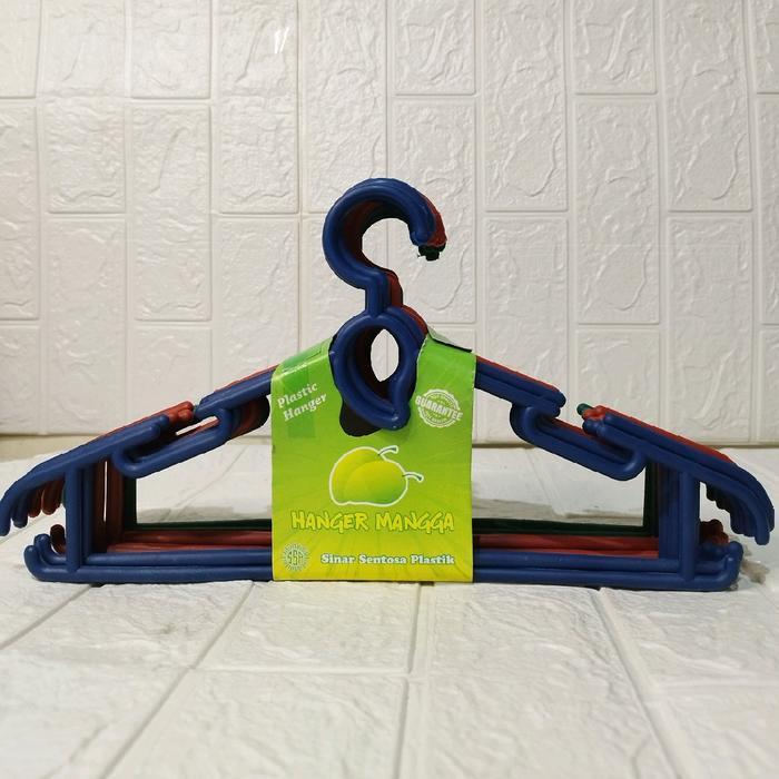 NEWW HANGER/GANTUNGAN BAJU PLASTIK (12 PCS) Gantungan Gantungan Gantungan Pakaian