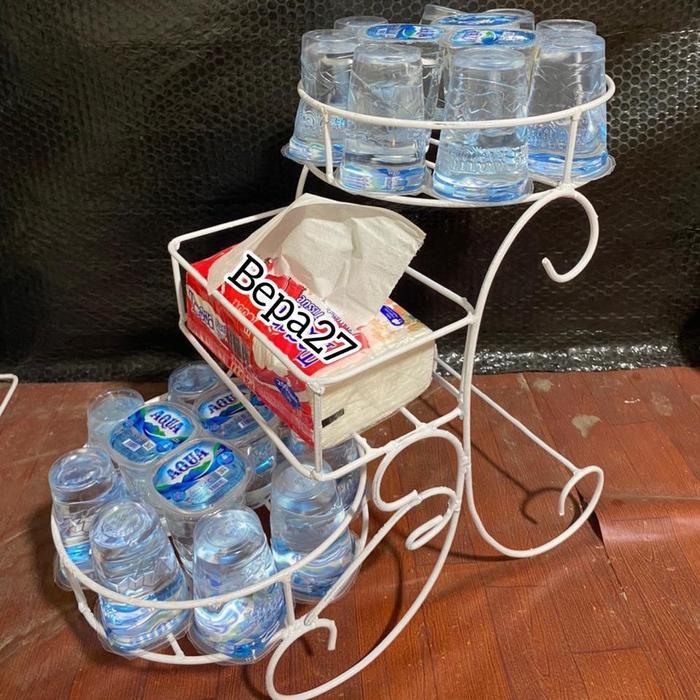 Rak Aqua Lebaran Rak Minuman Lebaran Rak Serbaguna Rak Minimalis Rak Susun Tempat Aqua Tempat