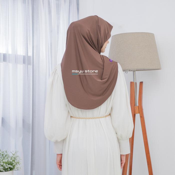 HIJAB INSTAN BERGO MLEYOT / JISOO INSTAN MLEYOT / PASHMINA MLEYOT KAOS / JILBAB INSTAN MLEYOT /