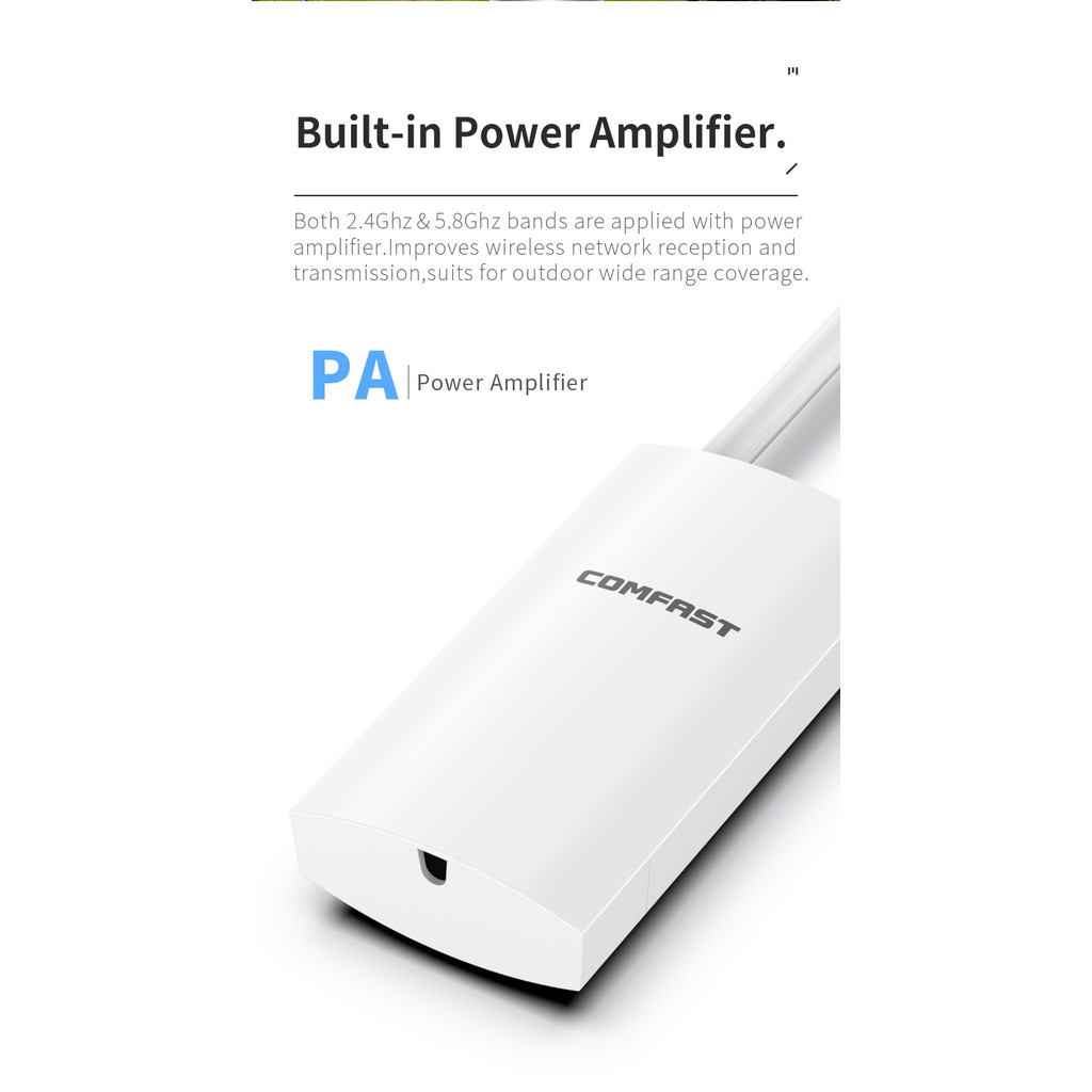 Comfast 300-1200Mbps Wifi AP Outdoor CF-EW71V2/CF-EW72V2/CF-EW74V2 From Russian warehouse