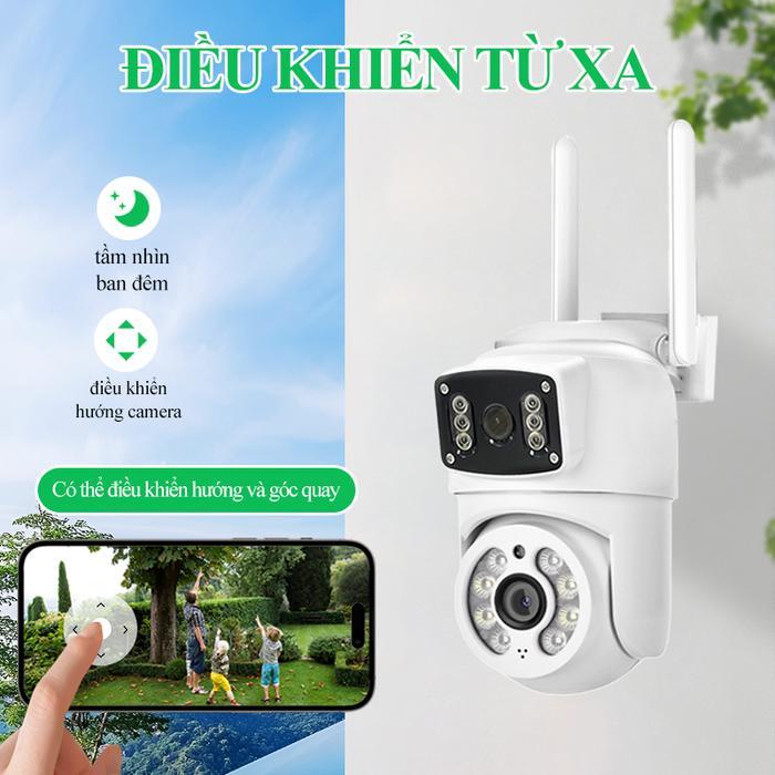 Dahua Technology - V380 G5A Kamera Cctv Ganda Hd 3Mp Wifi Cctv Luar Ruangan Ip66 Tahan Air Zoom