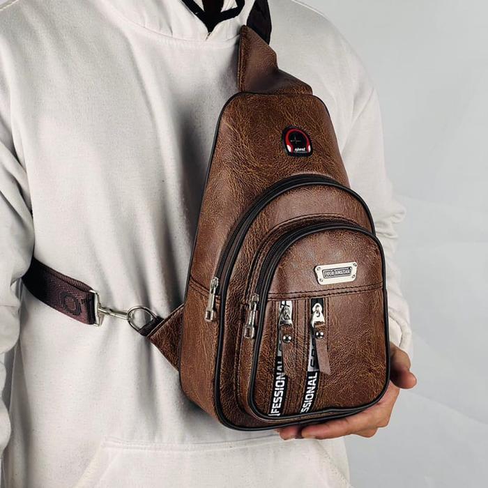 Sale Tas Sling Bag Kulit Polo / Tas Polo / Tas Pria