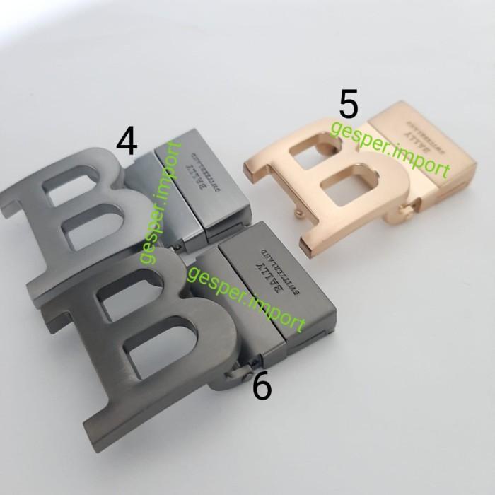 Sabuk Pria Kepala Gesper Polos Model Cantol Untuk Pria Kepala Putar Import 183