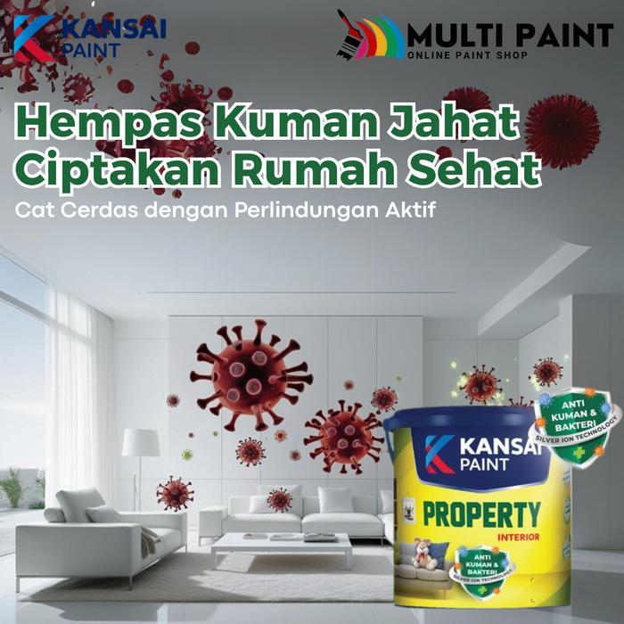 [PART 2] CAT TEMBOK KANSAI PAINT PROPERTY INTERIOR 5KG CAT TEMBOK PROPERTY 5KG CAT TEMBOK ANTI KUMAN