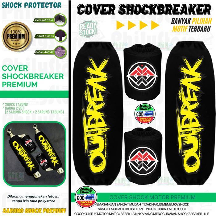 SARUNG SHOCK NMAX / COVER SHOCKBREAKER SARUNG SOK SHOCK BELAKANG MOTOR YAMAHA NMAX TURBO AEROX ALPHA