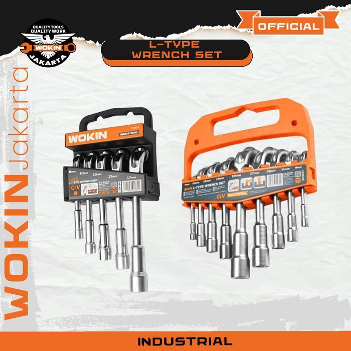 Kunci Sock L Wokin 5Pcs Kunci Sok Wokin Tipe L 9Pcs 5 Pcs L-Type Wrench Set Wokin Kunci Socket Tipe