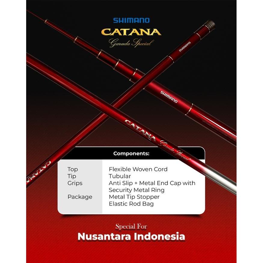 Murah Joran Tegek Shimano 24 Catana Guruda Spesial / Joran Tegek Shimano Terbaru / Tegek Ringan /