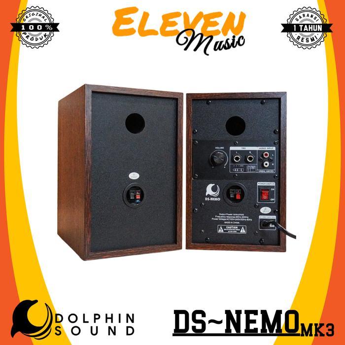 Speaker Flat Monitor Dolphin Sound Ds-Nemo Speaker Monitor 4 Inch Redy Stok