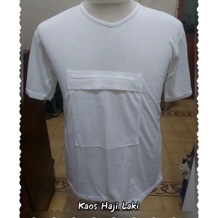 Baju Kaos Haji Umroh Lengan Pendek Pria Dewasa - Baju Haji Umrah Kaos Umroh Pria Baju Umroh Pria