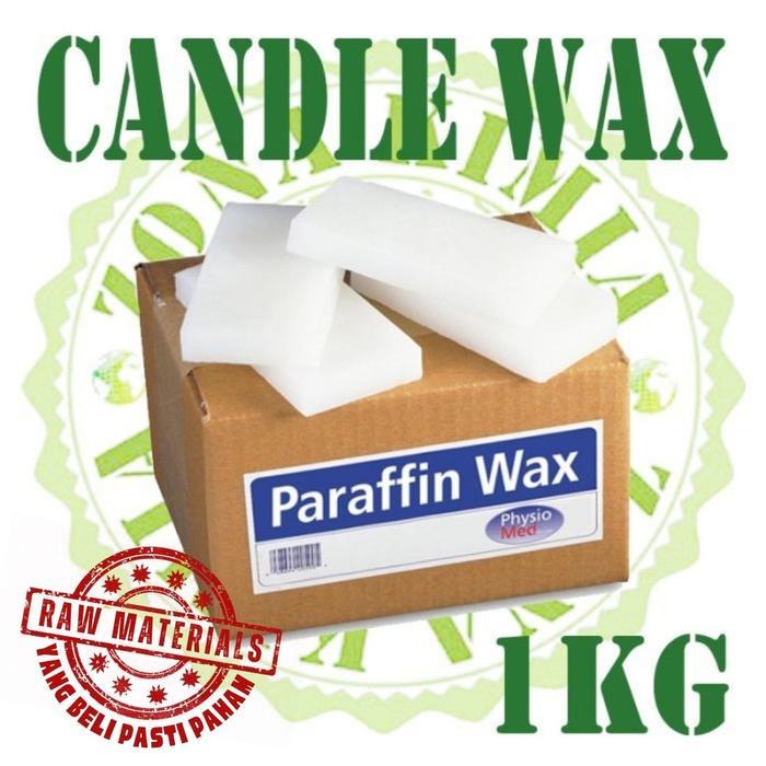 Candle Wax Parafin 1Kg / Parapin Bahan Bakar Padat Lilin Parafin Wax