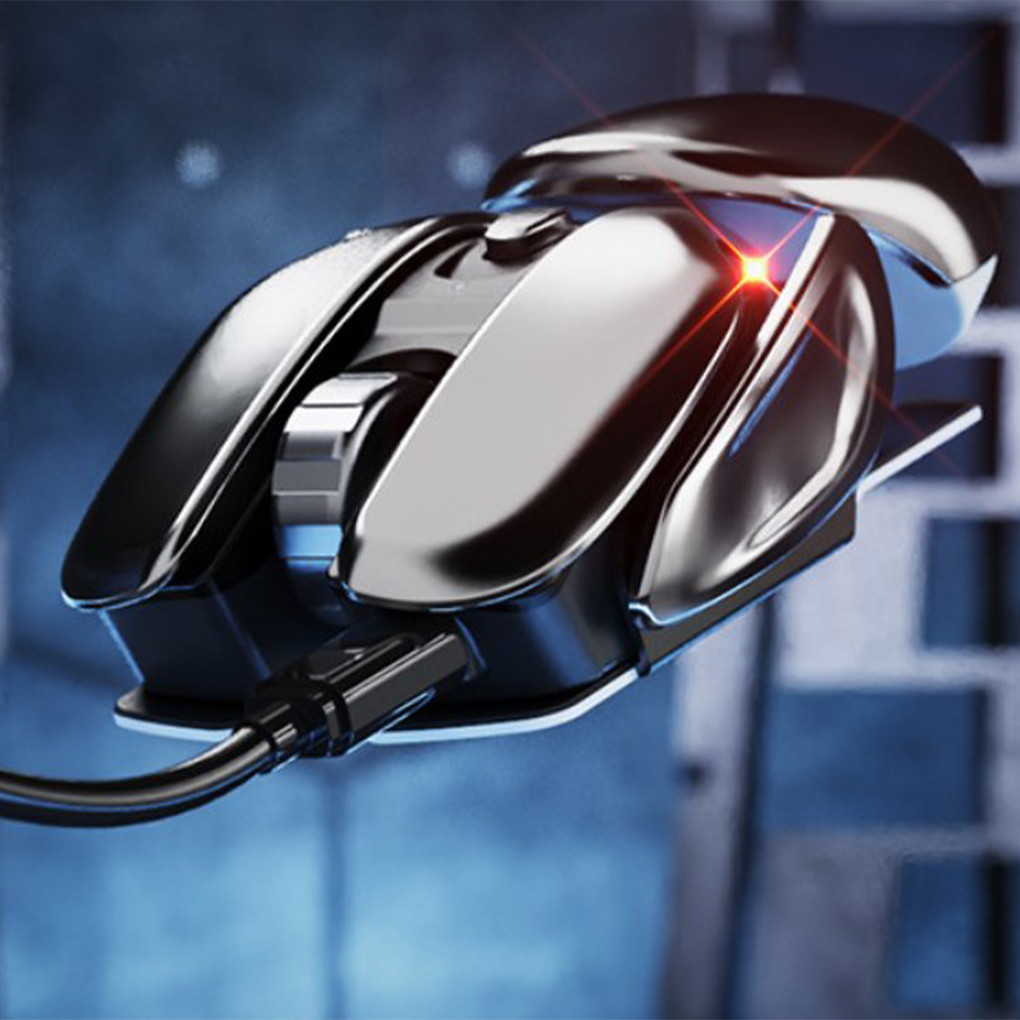 PX2 Metal 2.4G Rechargeable Wireless Mute 1600DPI Dual Mode Mouse 6 Buttons for Mac PC Laptop