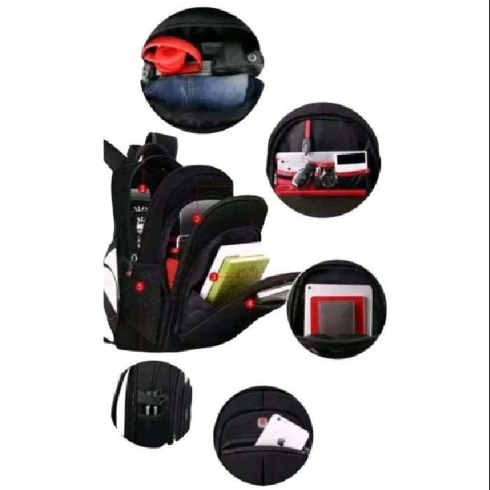 Eiger - Tas Ransel Sekolah,Tas Ransel Kantor,Slot Leptop Free Raincover Pria
