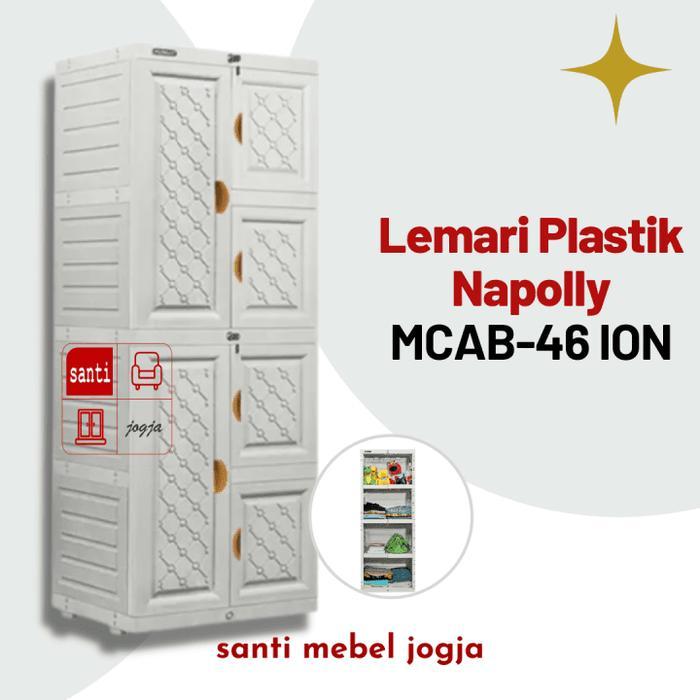 Terbaru Best Quality 100% Original Lemari Plastik Napolly Mcab-46 Ion