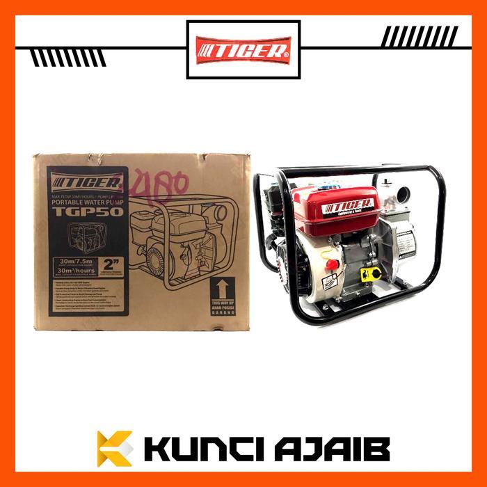 TIGER TGP50 Portable Water Pump 2" - Mesin Pompa Alkon Air Sawah Taman Irigasi