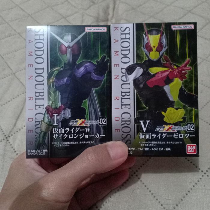 HOT SALE SHODO XX KAMEN RIDER VOL 2 BIO ROBO DOUBLE ACCEL ACEL ZERO TWO ONE TERMURAH