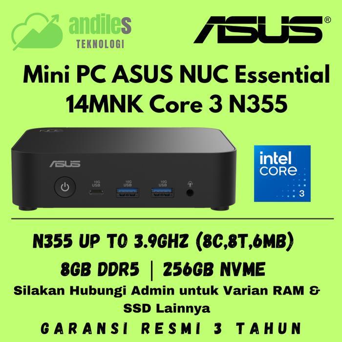 Mini PC ASUS NUC N355 NUC14MNK35 Intel NUC NUC14MNK35 - ASUS Mini PC Core 3 - ASUS NUC Core i3