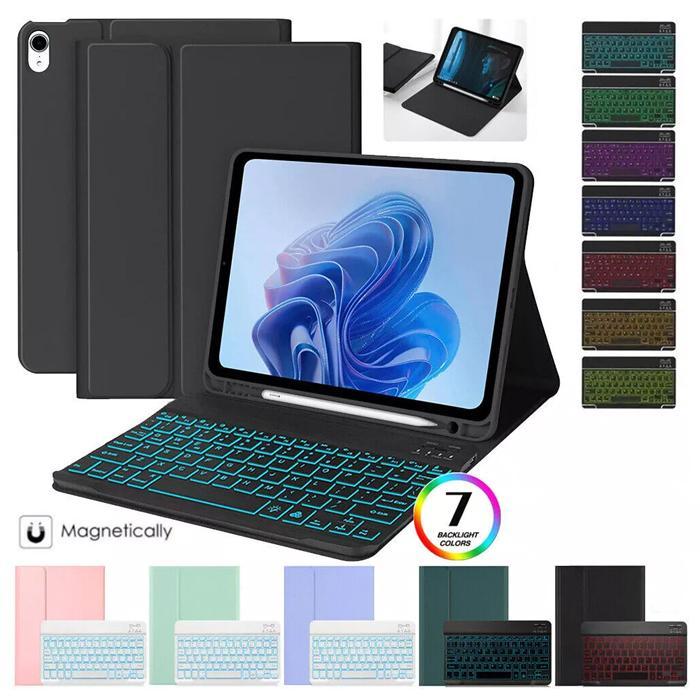 ( CASE + KEYBOARD BACKLIGHT ) Samsung Galaxy Tab A8 10.5 Inch Wifi LTE Tablet 2022 Wireless