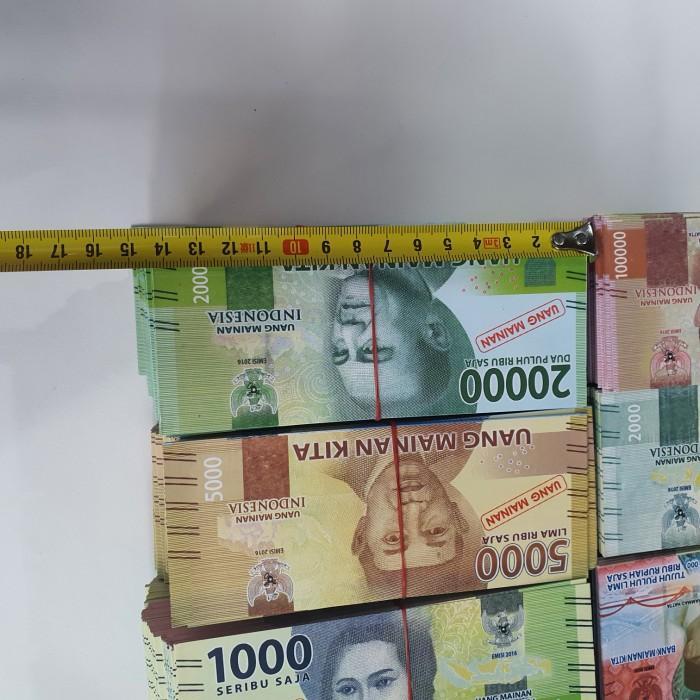 New Uang Monopoli Asli Isi 1000 Duit Duitan Mainan Pecahan Campur #Gratisongkir