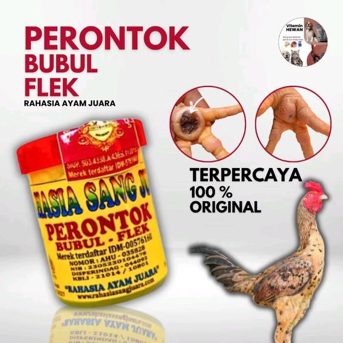 Obat Bubul Flek Perontok Bubul & Flek pada Kaki Ayam - Rahasia Ayam Juara readyyy