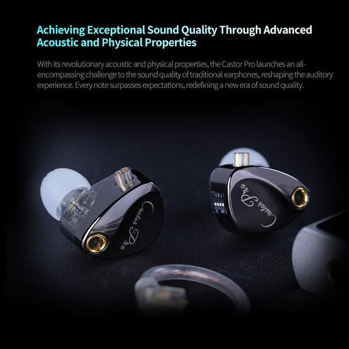 Kz Castor Pro Dual Dd In Ear Metal Earphone Terjamin