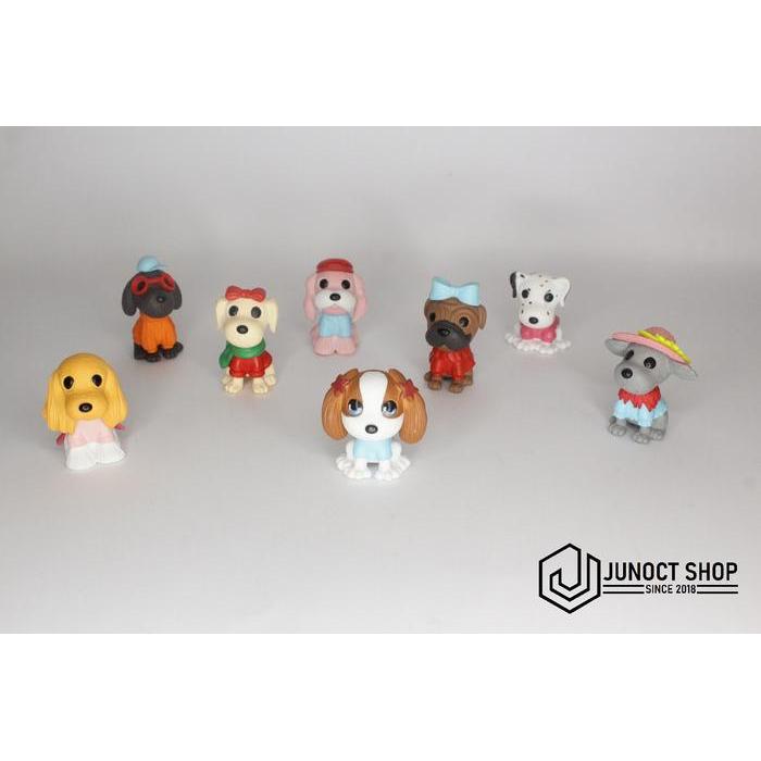 Figure Hewan Anjing Doggy Lucu - Miniatur Maket Mainan Cake Kue 06