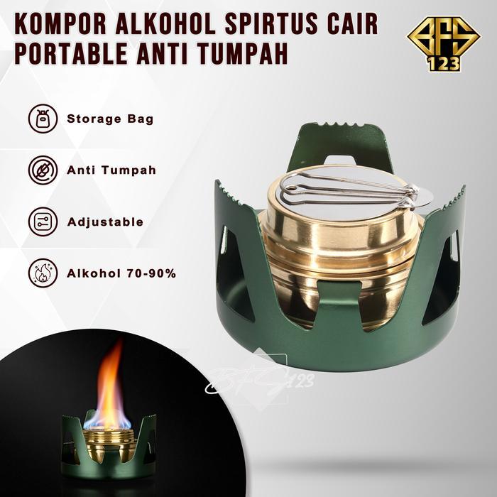 Kompor Alkohol Spirtus Kompor Portable Camping Kompor Camping Gunung Alat Masak Camping Kompor