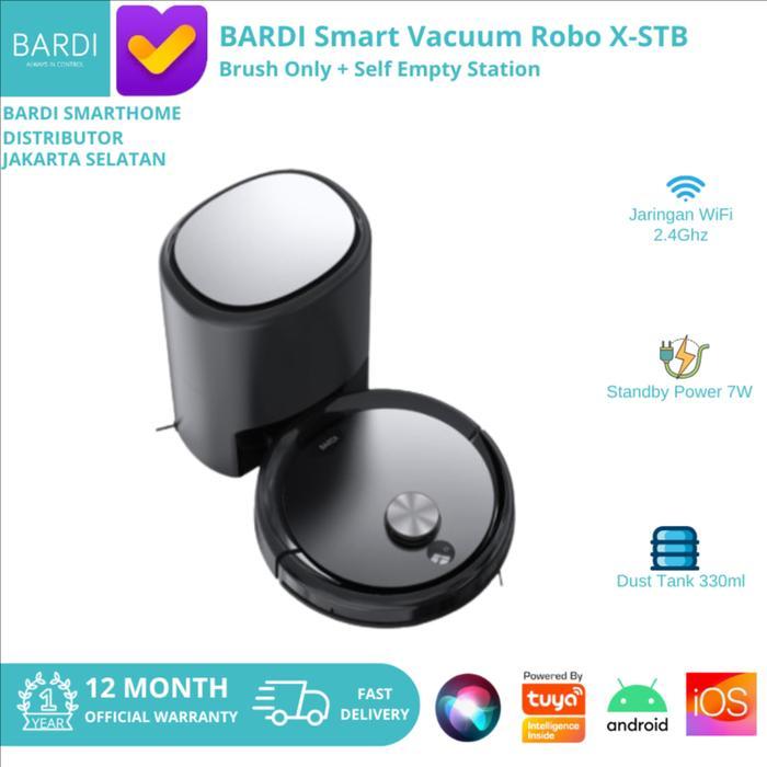BARDI Vacuum Robot X-STB Vacuum Cleaner - Smart Robot Vacuum BARDI Vacuum Sapu Otomatis + Auto Empty