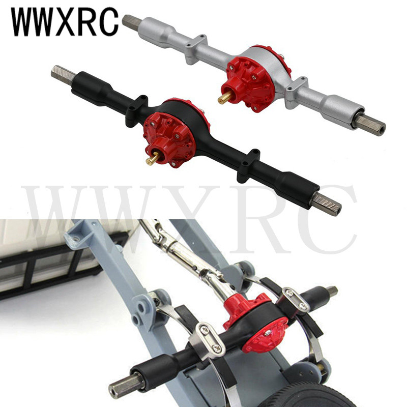 Metal Gear Rear Axle Housing with Drive Shaft DIY for WPL D12 C14 C24 C24-1 B14 B24 B36 Mini Truck U