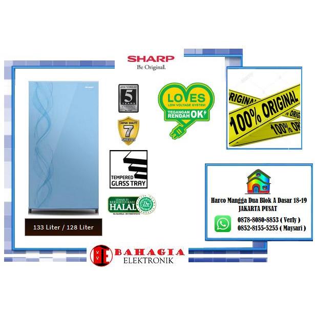 SHARP KULKAS SJ-N162D-AB