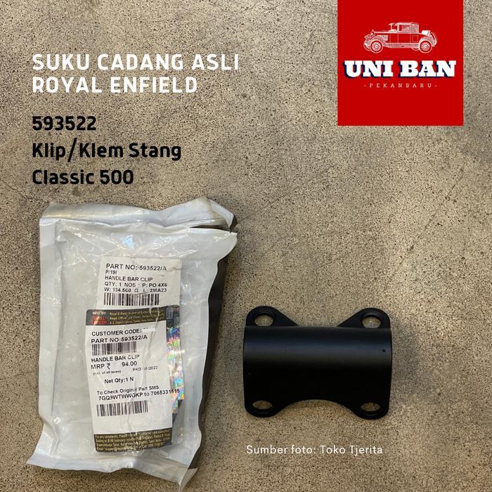 Klip Klem Stang Hitam Classic 500 593522 - Royal Enfield ASLI