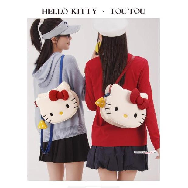 Top [EXLUSIVE TITKOKSHOP] Tas Ransel BOX Premium Wanita 9107 HELLO KITTY x TOUTOU