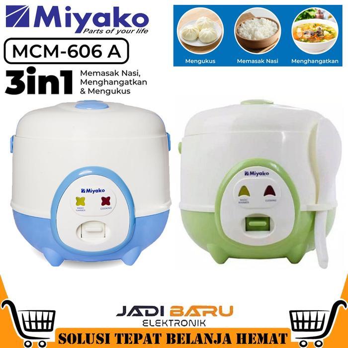 (READY COD) Magic Com Miyako MCM606A / MCM-606A / MCM 606 A - Rice Cooker Miyako MCM 606A / 606B -