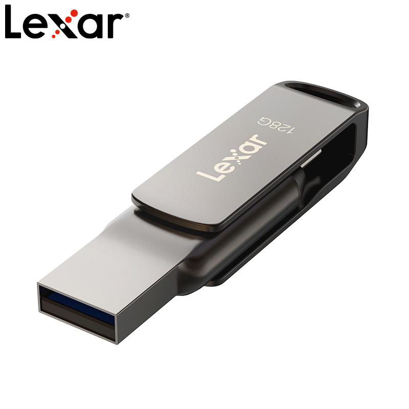 PROMO   Lexar D400 USB Flash Drive USB 3.1 Type C/A Memory Stick Dual Slot USB Flash Drive 32GB 64GB