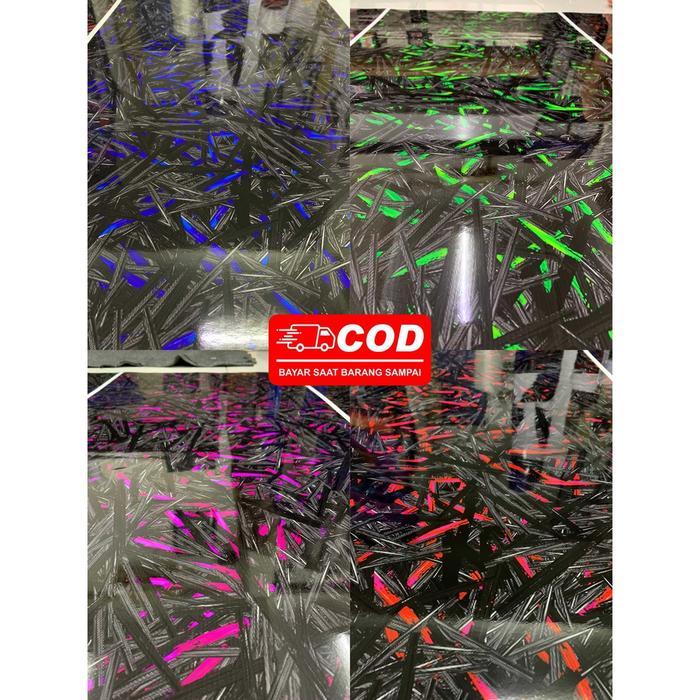 Stiker Motif Carbon Forged sticker carbon hitam stiker karbon hitam Kevlar skotlet Karbon Hitam