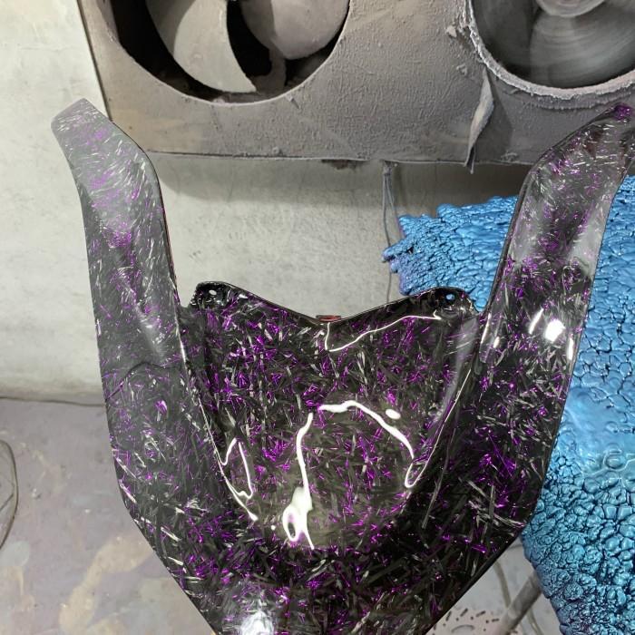 Garnish pcx 160 carbon kevlar carbon forged bebas request motif