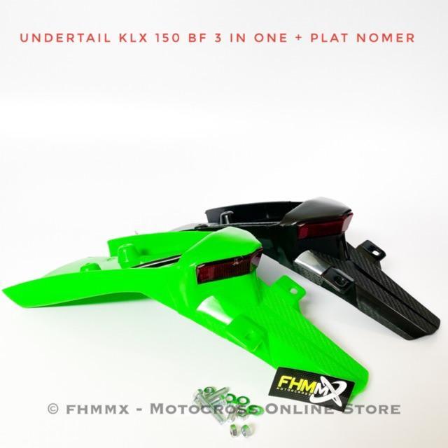 STOPLAMP UNDERTAIL KLX 150 BF PLUS DUDUKAN PLAT NOMER 3IN 1 MOTORCYCLE