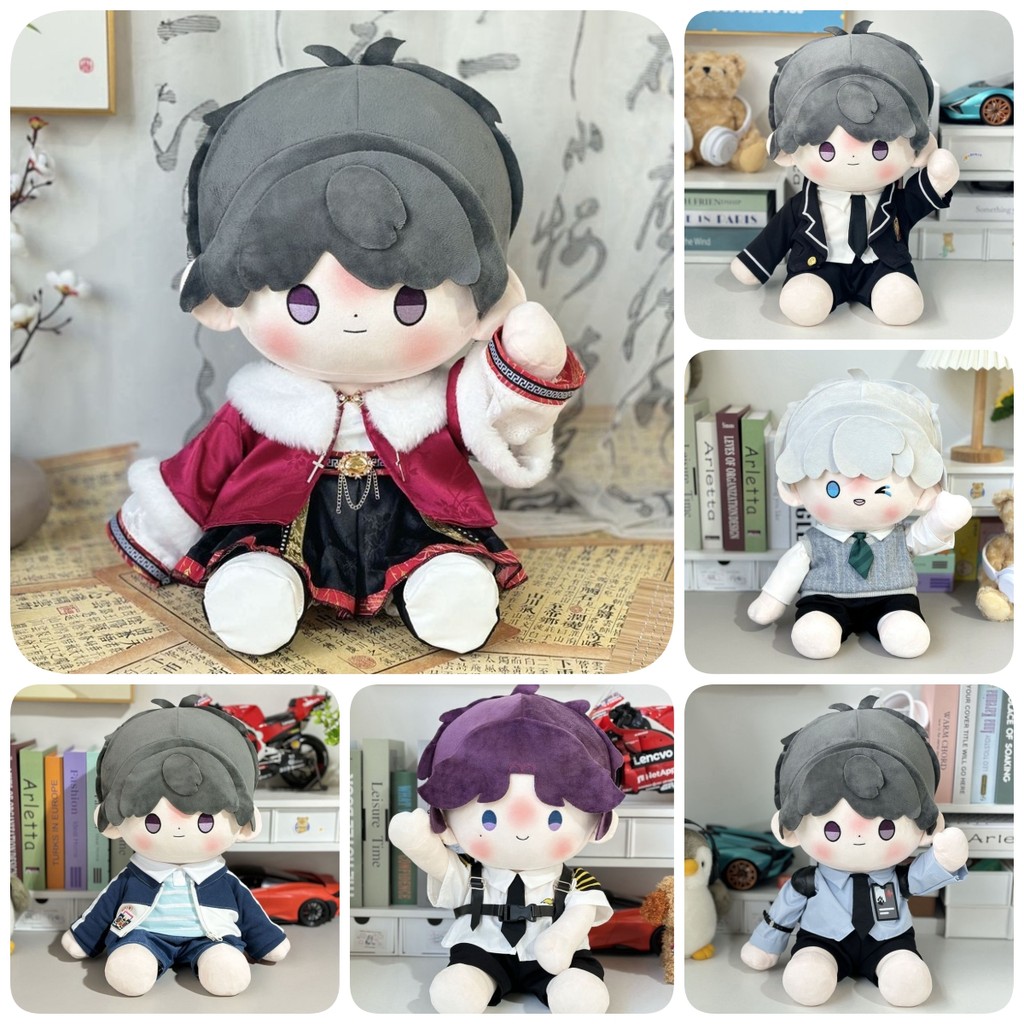 40cm Cotton Doll Clothes Sitting Plush Doll Handsome Suit Uniform Set 40cm Doll Accessories