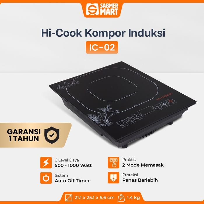 Kompor Induksi Low Watt / Induction Stove Hi-Cook Tipe IC-02
