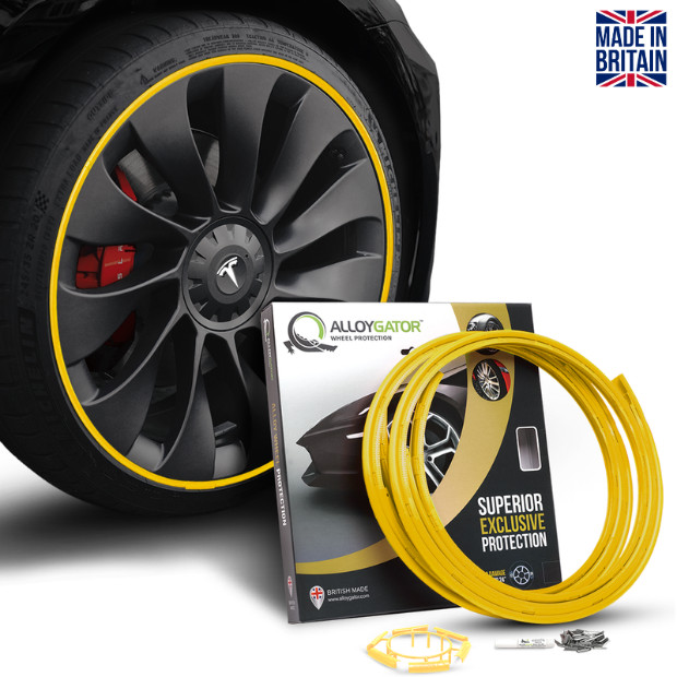 Alloygator Yellow Pelindung Velg Mobil RIM Protection Made In UK Original Exclusive