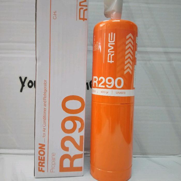 Kemasan Kaleng Freon R290 dengan Isi 400 Gram