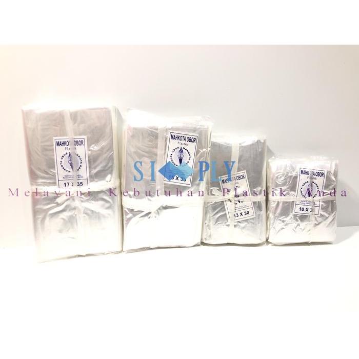 sennox PLASTIK KEMAS SAYUR HIJAU, TAHU BASAH / PP TAHU MAHKOTA OBOR UK 17X35