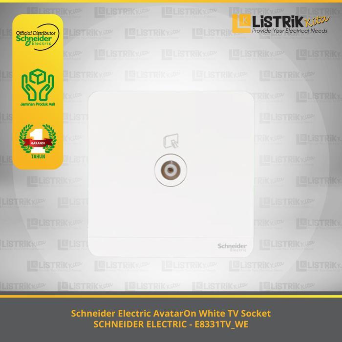 Tv Socket Schneider Avataron White - E8331Tv_We