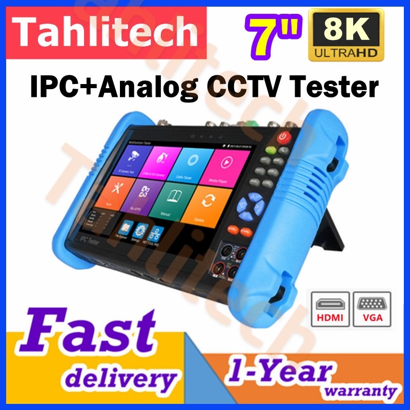Upgraded IPC-9800 CLMOVTADHS-Pro IPC CCTV Tester 8MP AHD CVI TVI Camera 8K H.265 IP Camera Tester